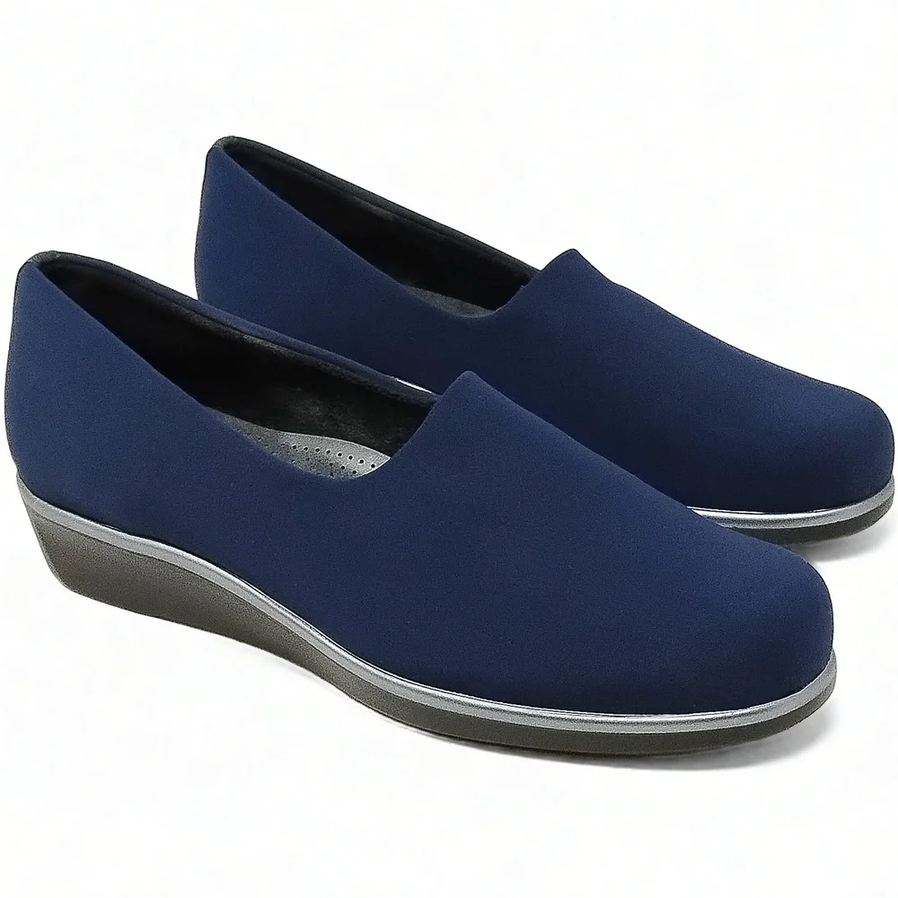 Minimalist Preppy SAS Tripad Comfort Wedge Slip-On Shoes Women Size 7.5 Ortho